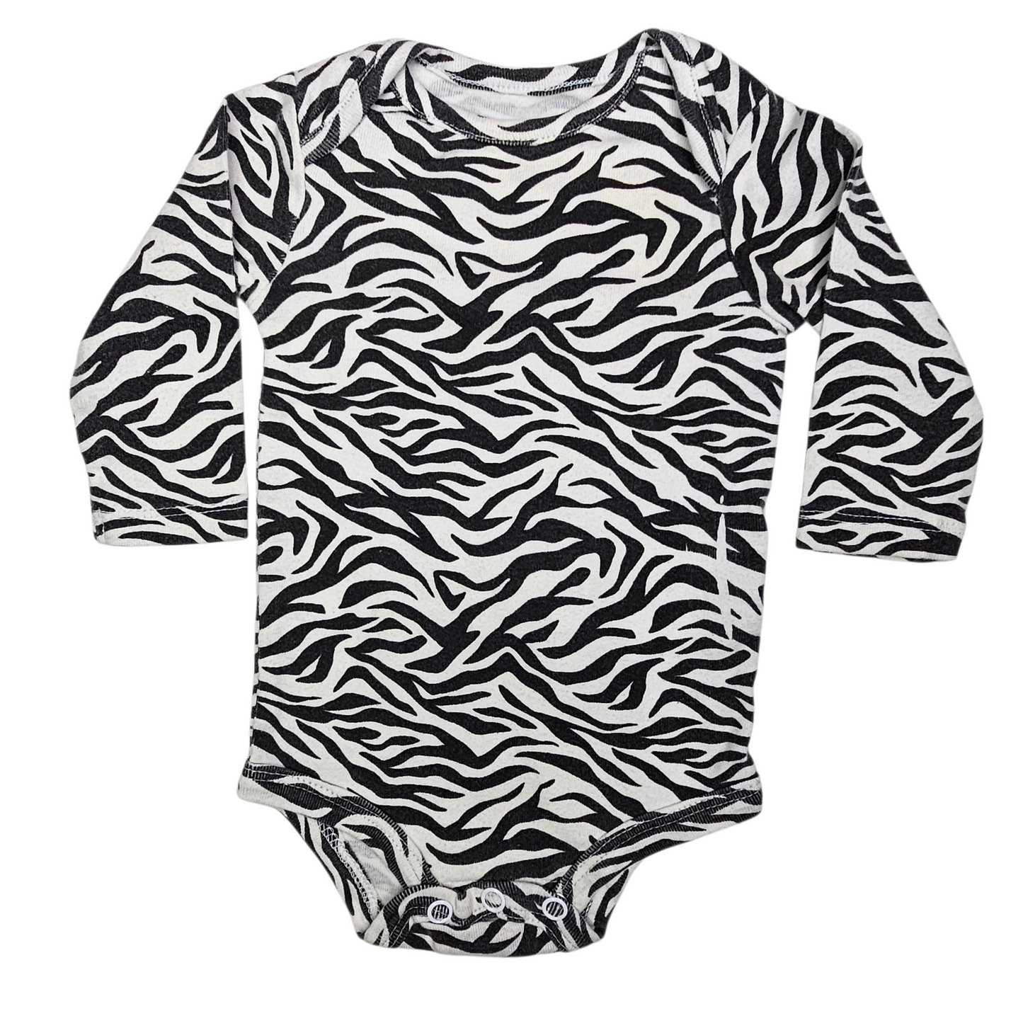 Baby Starters 0-3M Zebra Print 3 Piece Set