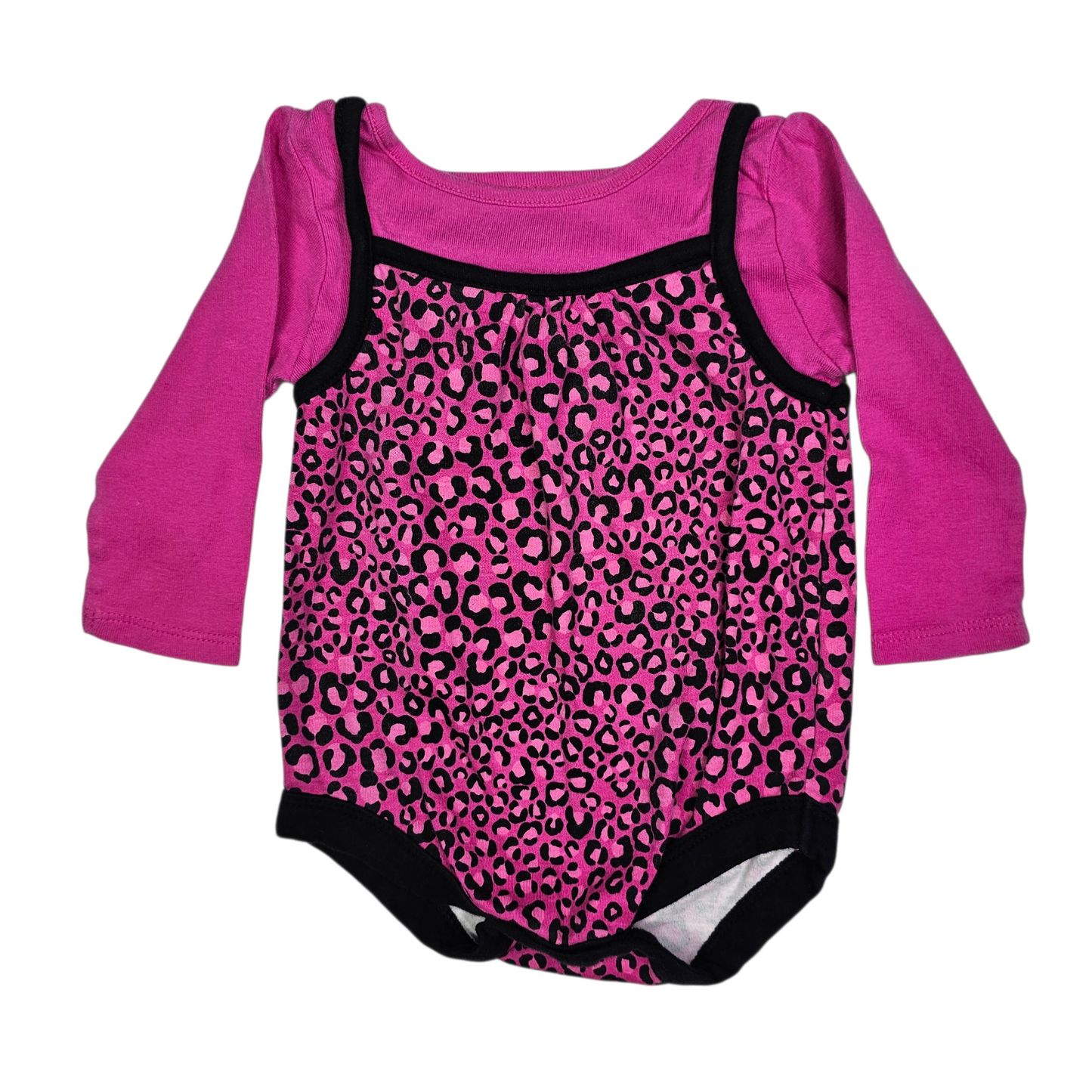 Garanimals 3-6M Pink Leopard Set