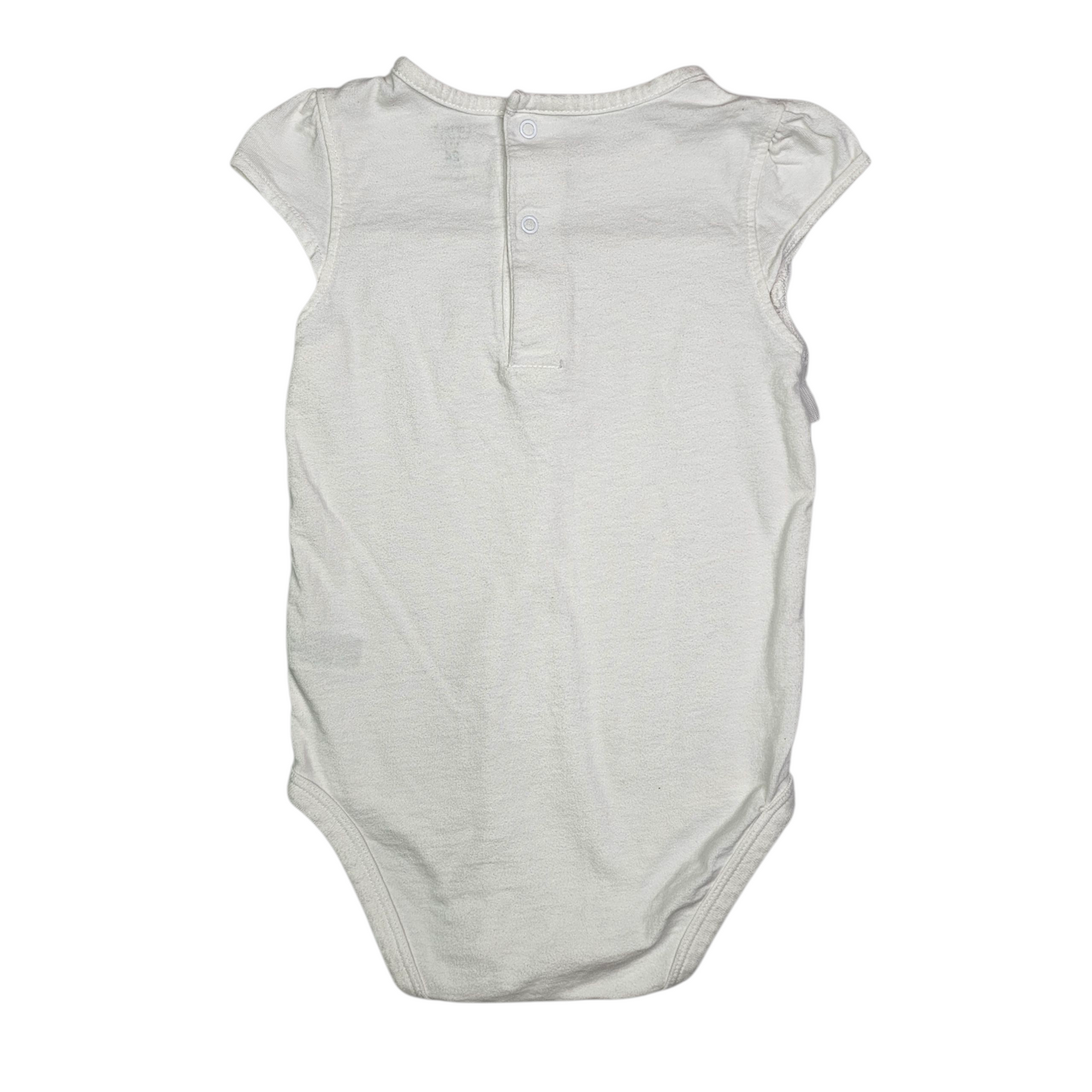 Carter's 24M White Bodysuit