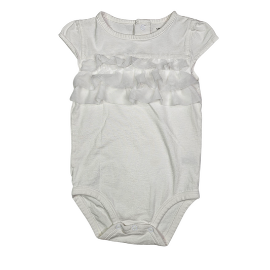 Carter's 24M White Bodysuit