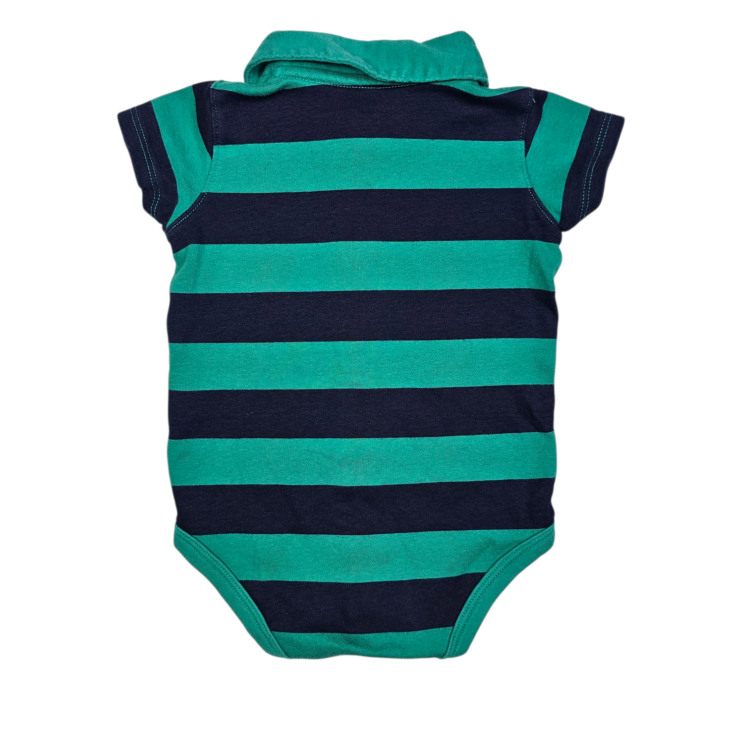 Carters 6M Striped Polo Bodysuit