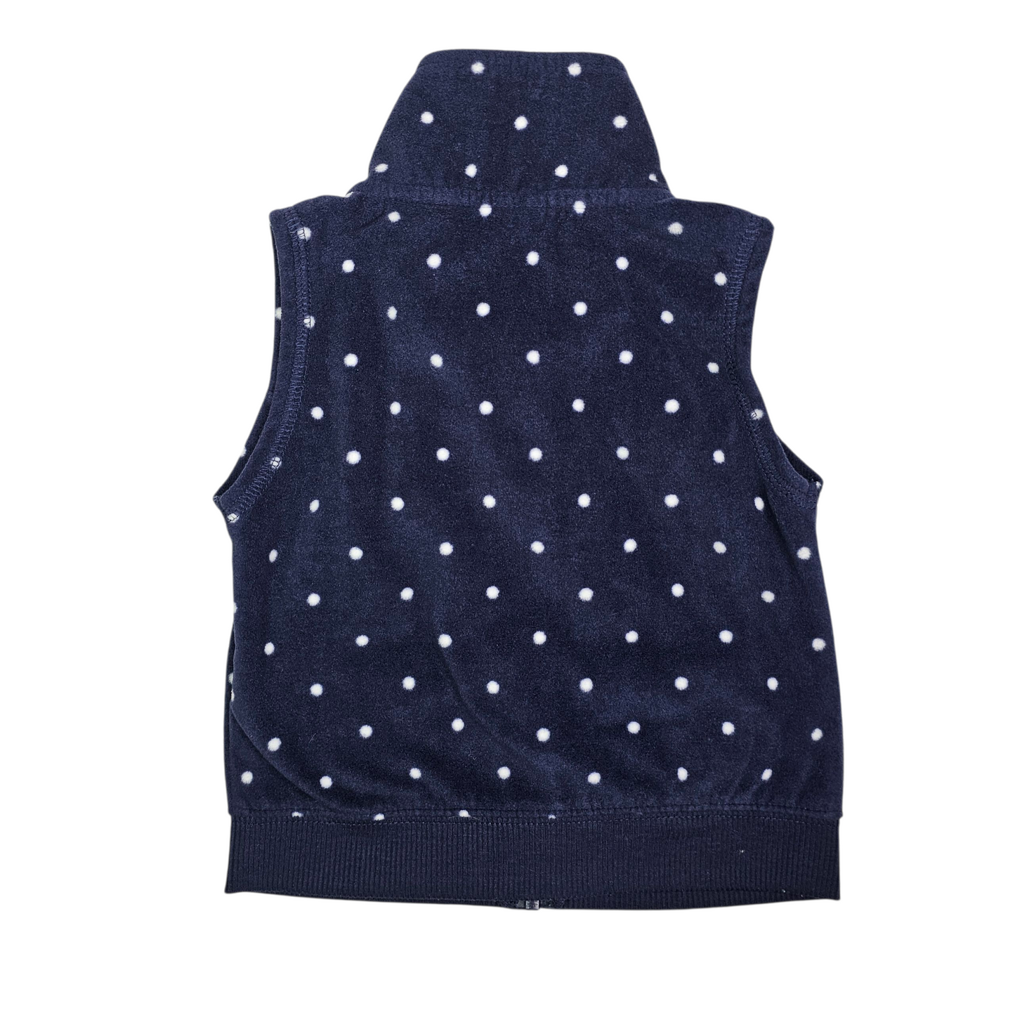 Carters 18M Fleece Polka Dot Vest