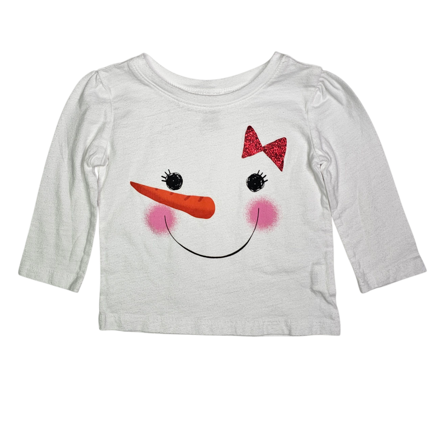 Place 6-9M Snowman Long Sleeve