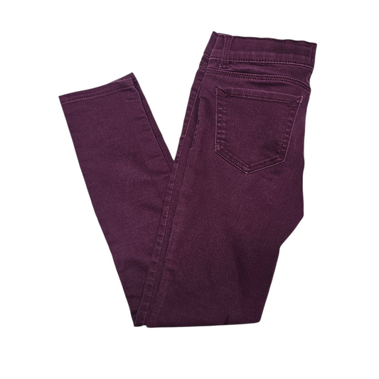 Jordache 12 Slim Burgundy Super Skinny Jeans