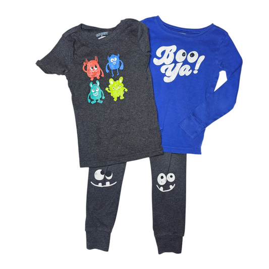Old Navy 4T Monster Pajamas Set