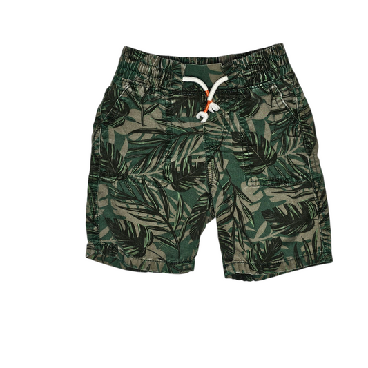 Wonder Nation 2T Green Leaf Shorts
