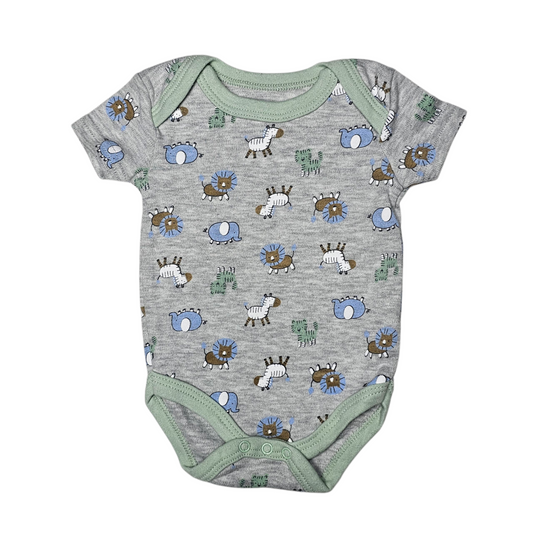 Little & Loved 0-3M Animal Bodysuit