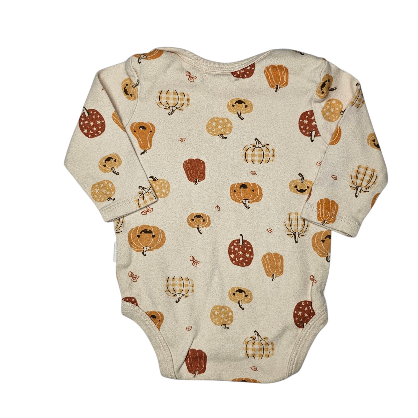 Rabbit Bear 0-3M Pumpkin Bodysuit