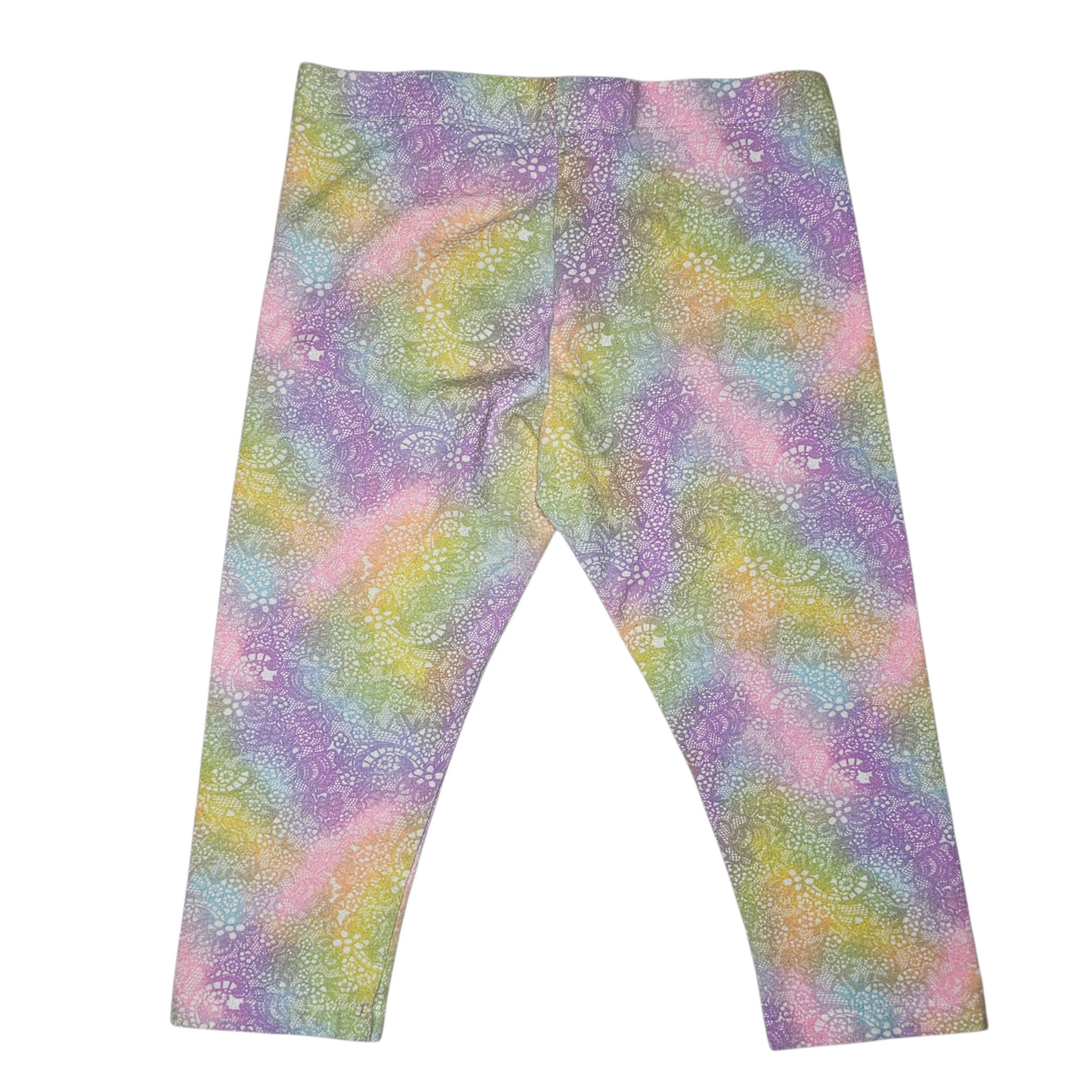 Wonder Nation M 7/8 Tie Dye Capri Leggings