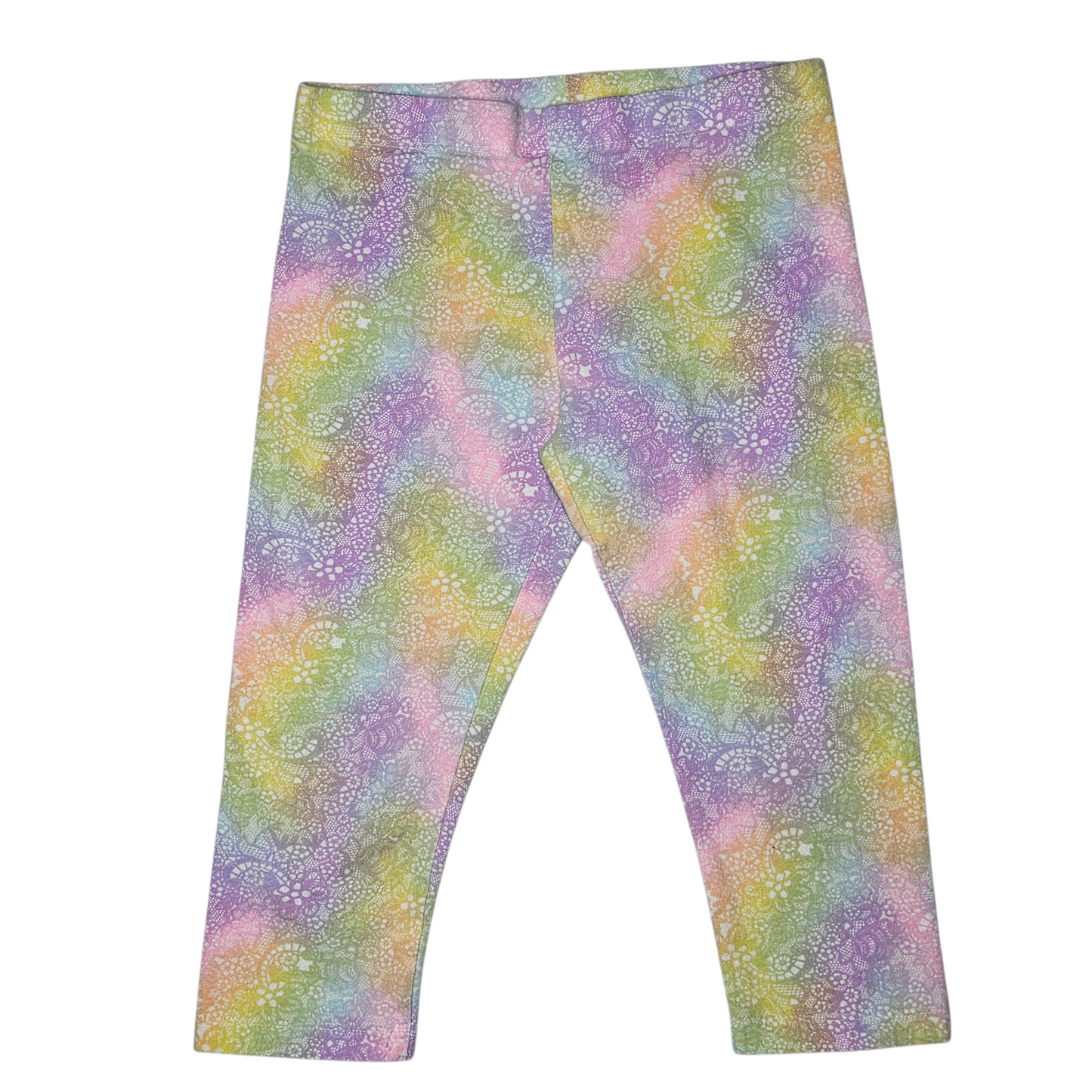 Wonder Nation M 7/8 Tie Dye Capri Leggings