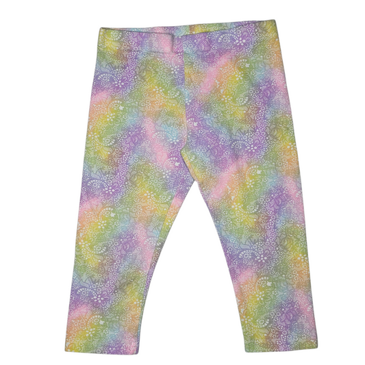 Wonder Nation M 7/8 Tie Dye Capri Leggings