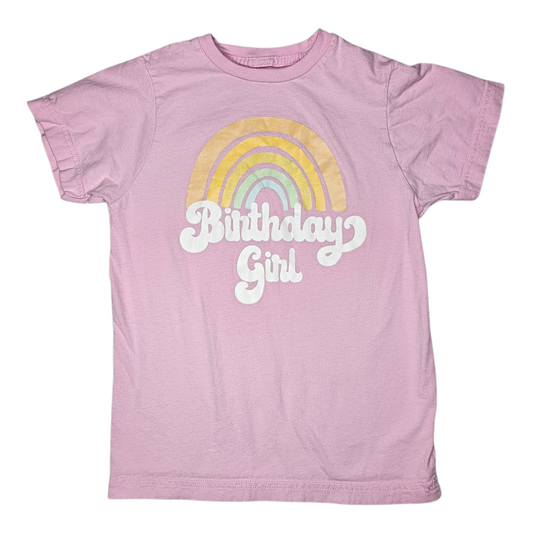 7/8 Pink Birthday Girl T-Shirt