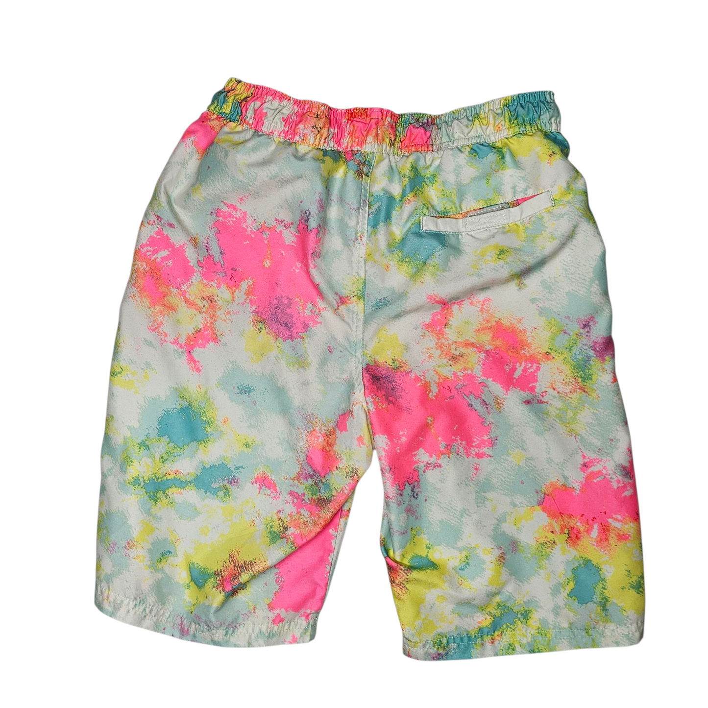 Cat & Jack L 12/14 Tie Dye Swim Trunks