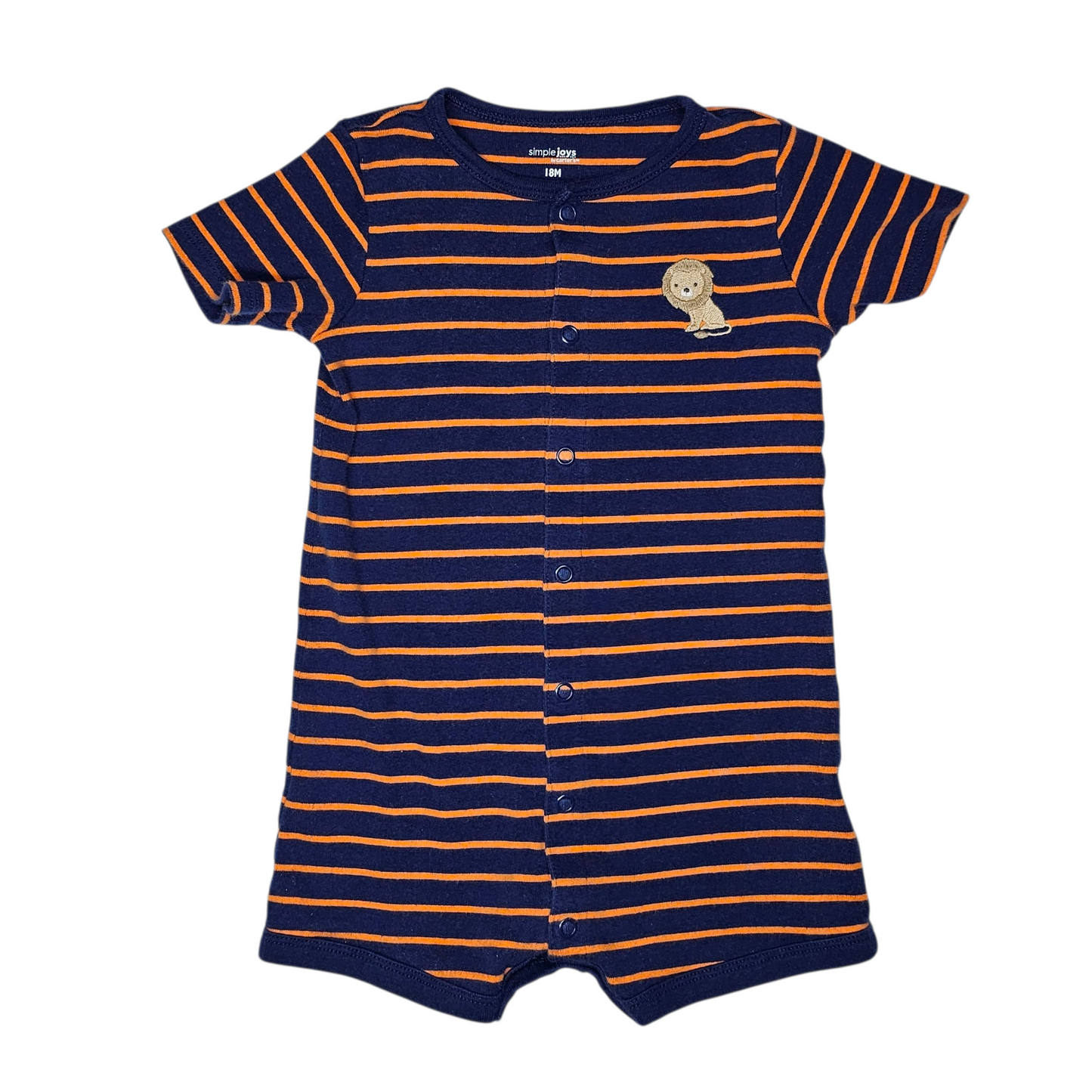 Simple Joys 18M Striped Romper