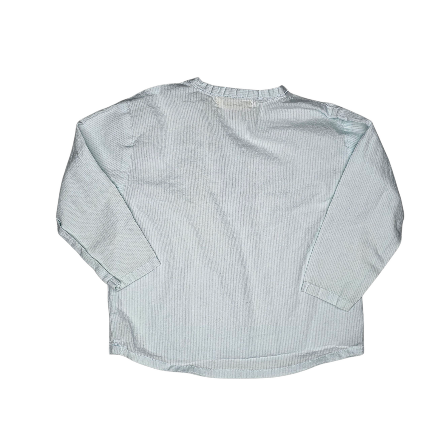 Serendipity 18M Light Blue Button Top