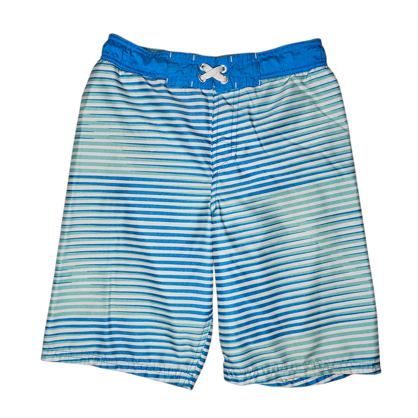 Cat & Jack L 12/14 Striped Swim Trunks
