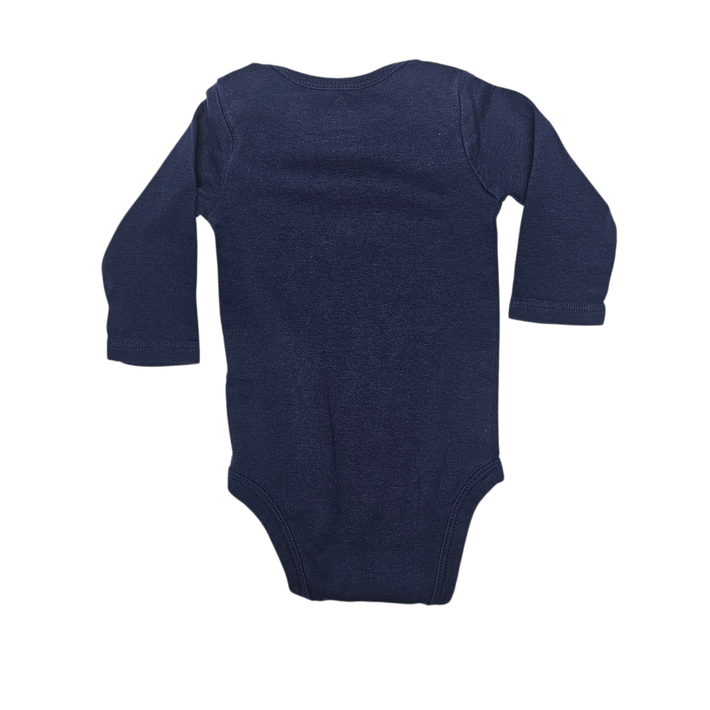Child of Mine 0-3M Navy Blue Long Sleeve Bodysuit