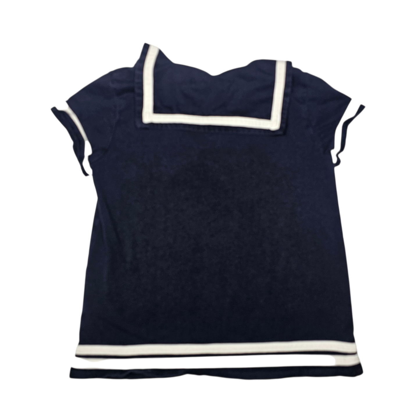 H&M 4/6 Navy Blue Sailor Top