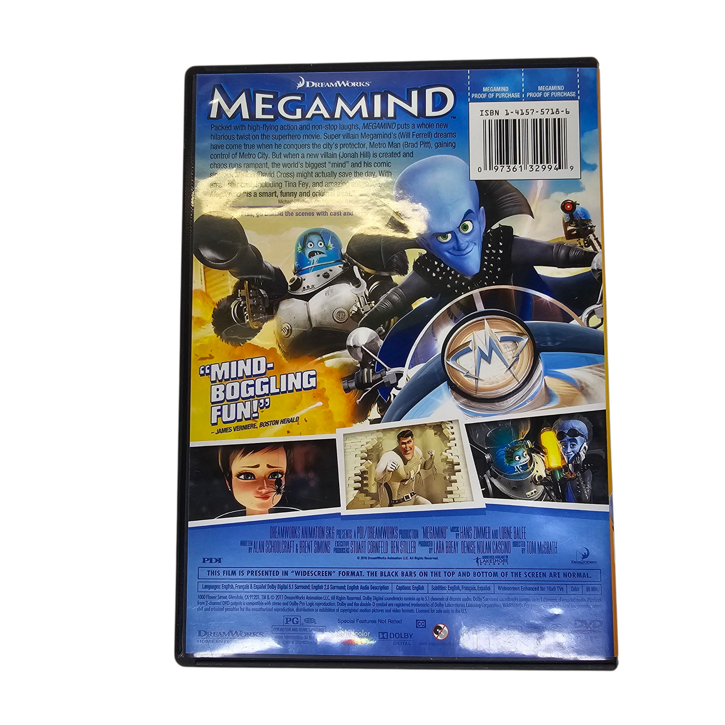 Dreamworks Megamind DVD