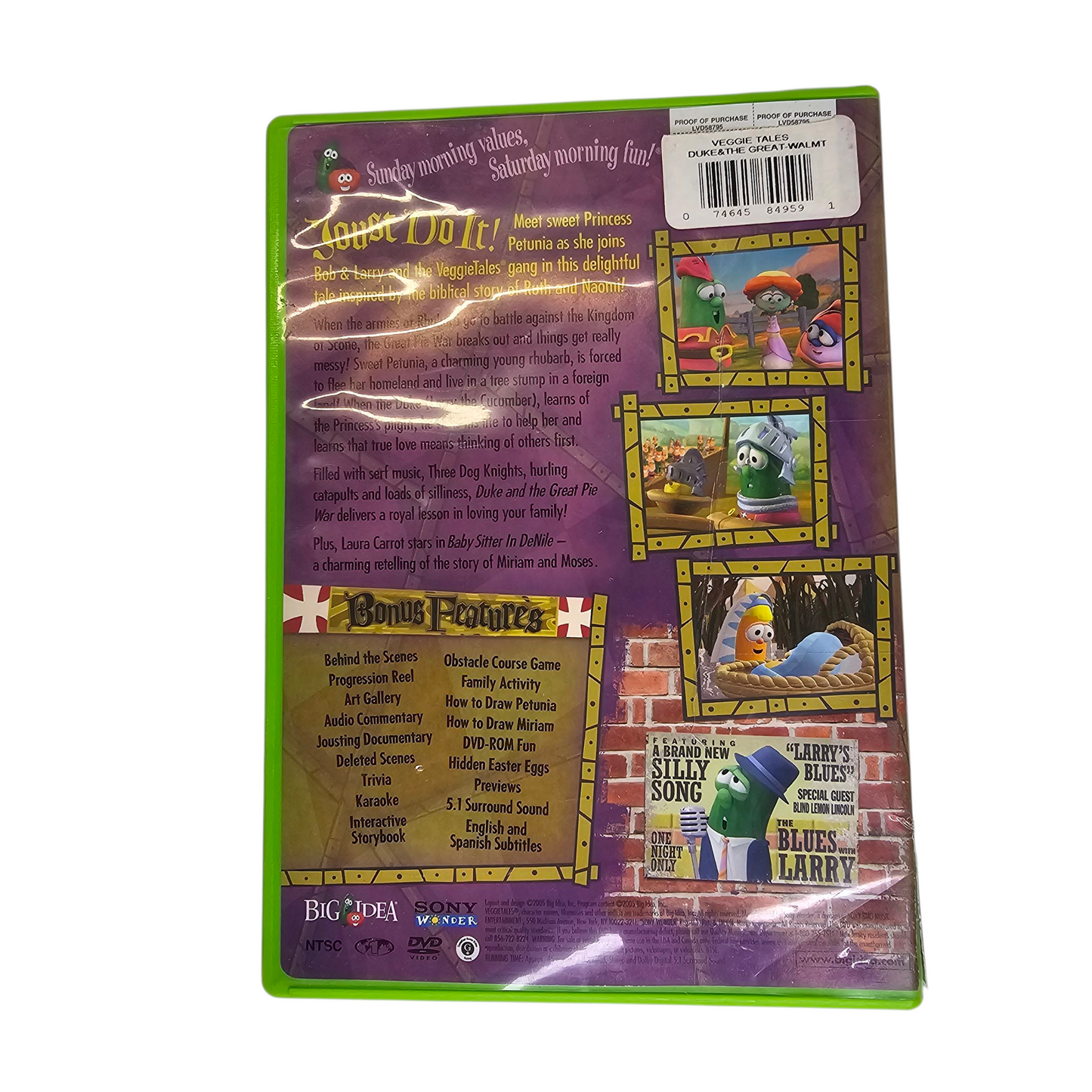 VeggieTales Duke and the Great Pie War DVD