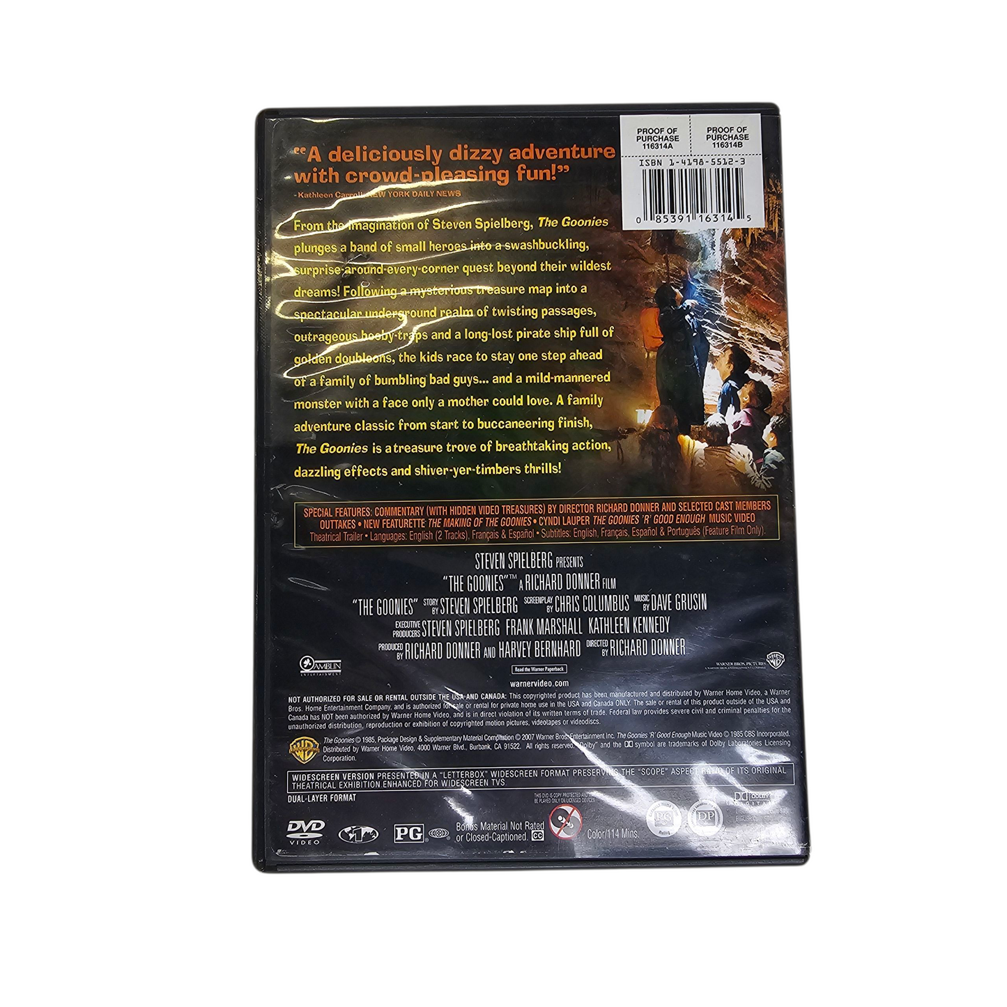 The Goonies DVD