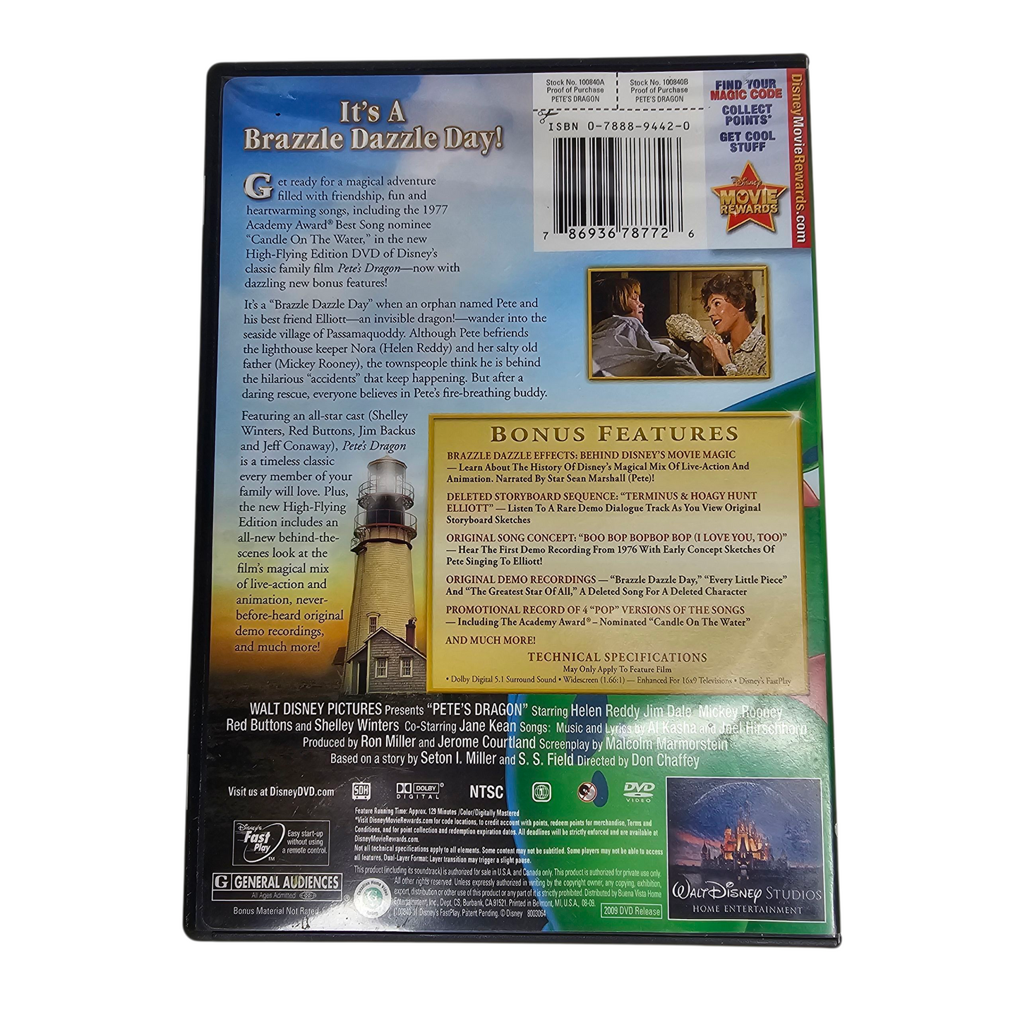 Walt Disney Pete's Dragon DVD