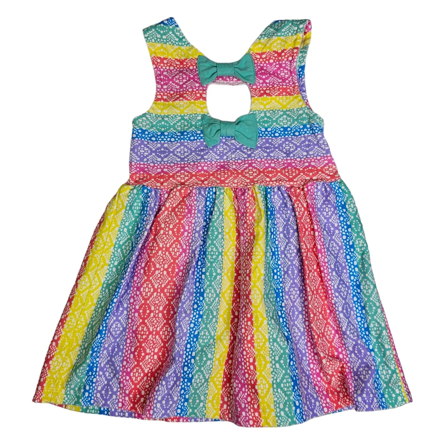 FabKids 4 Colorful Strapless Dress