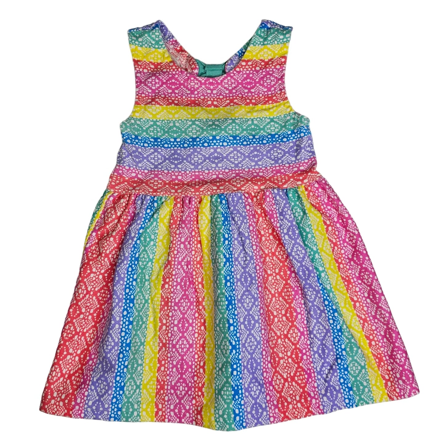 FabKids 4 Colorful Strapless Dress
