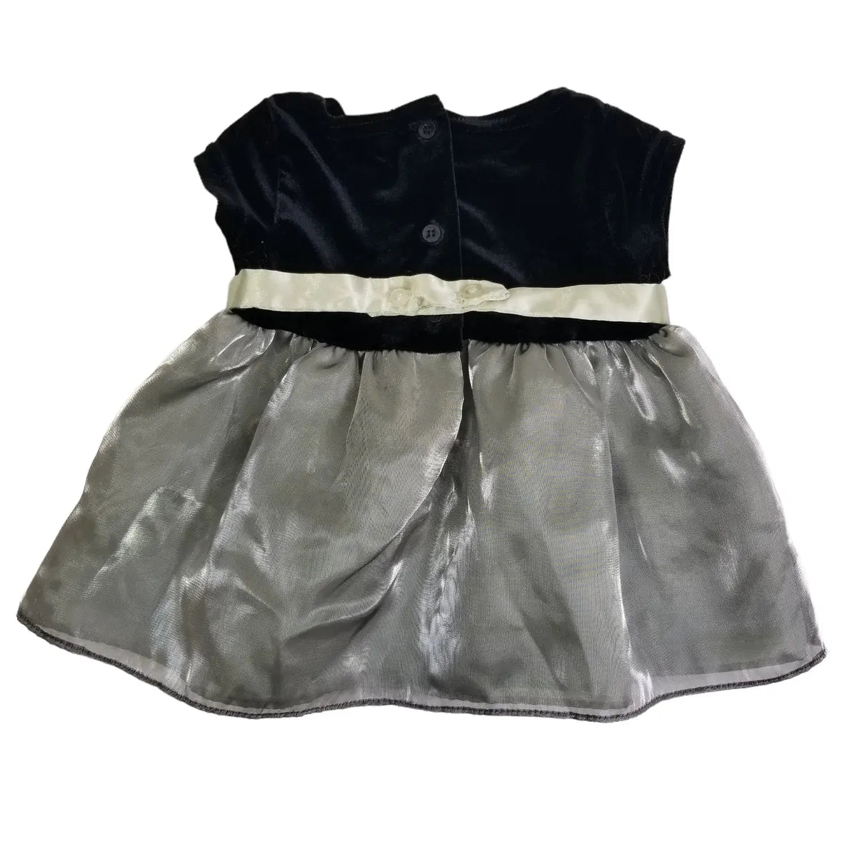 George 0-3M Velvet Holiday Dress