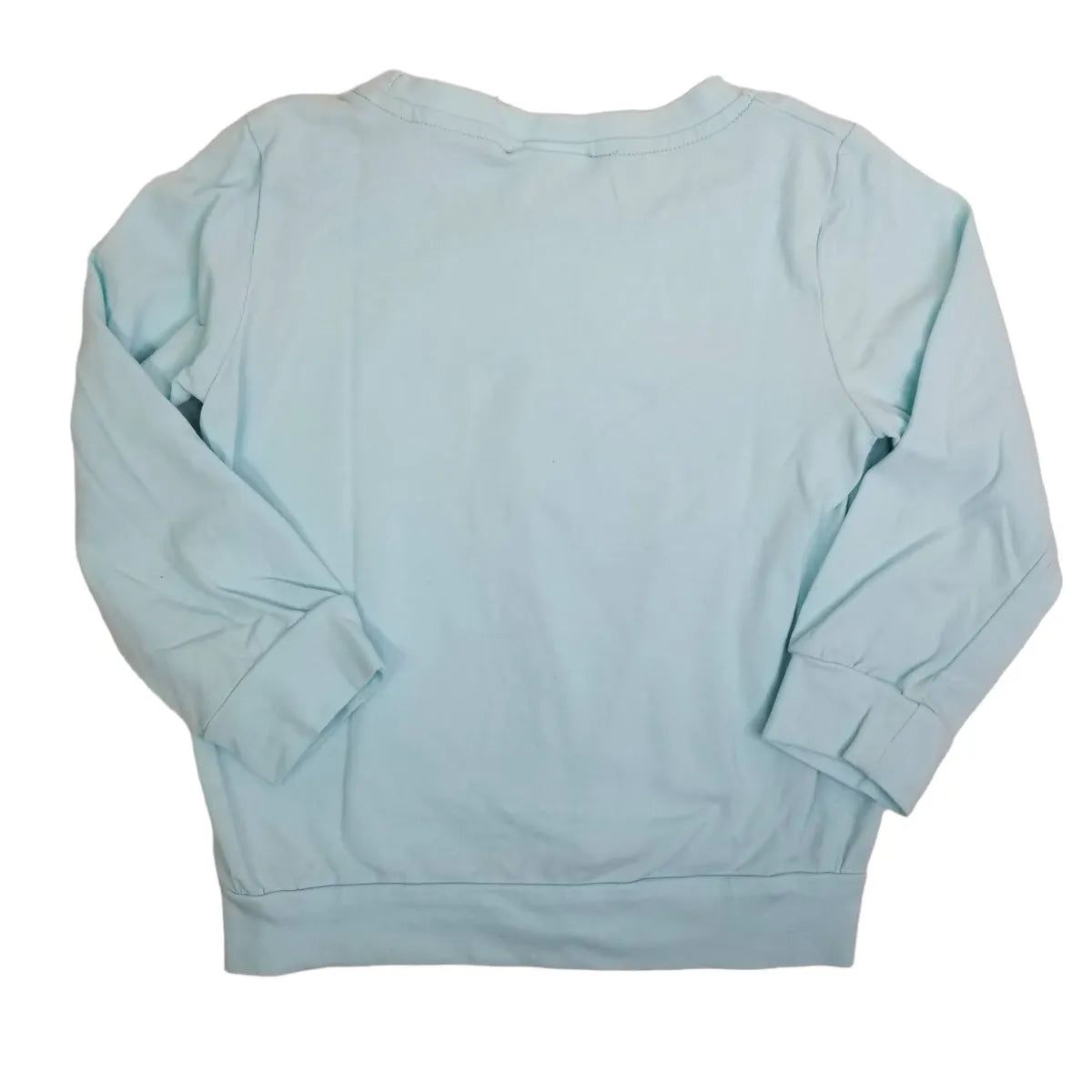 6 Light Blue Pumpkin Graphic Long Sleeve