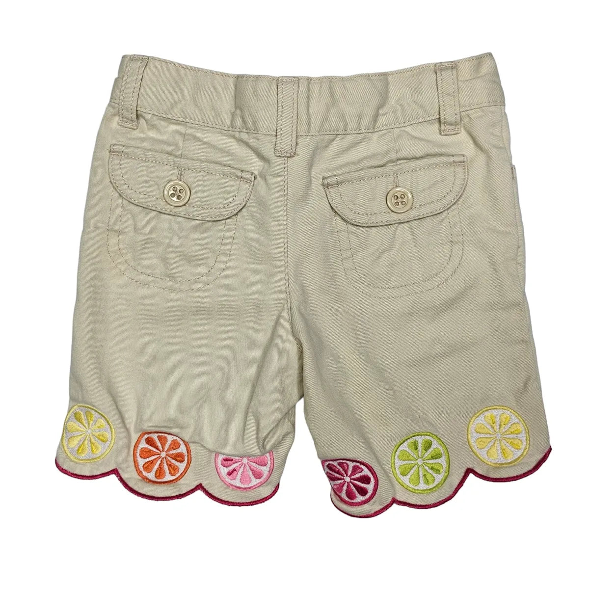 Gymboree 3 Khaki Embroidered Shorts