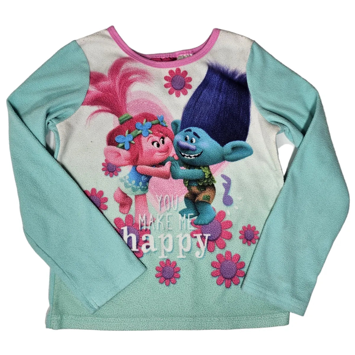 DreamWorks 6/6X Trolls Fleece Pajamas