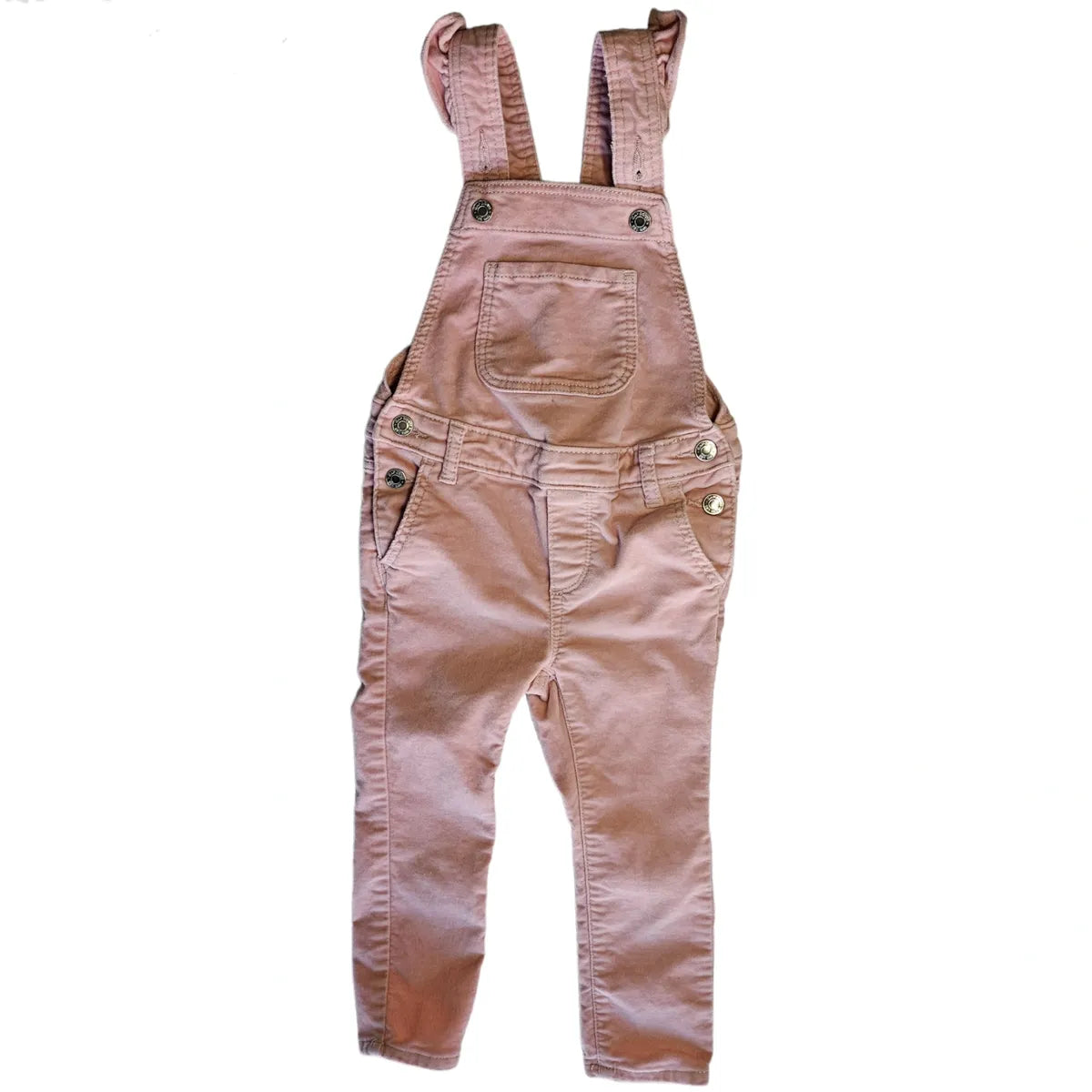 Gap 3 Pink Soft Corduroy Overalls