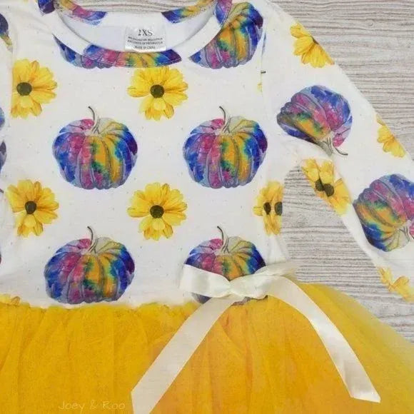 12M Sunflower Rainbow Tutu Dress