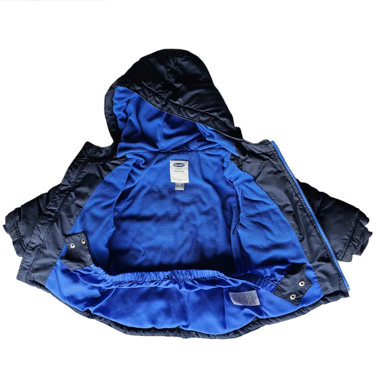 Old Navy 2T Frost Free Navy Blue Puffer Coat