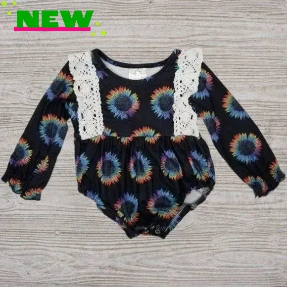 Rainbow Sunflower Bodysuit