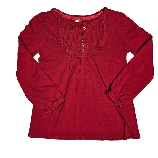 Old Navy 3T Red 1/4 Button