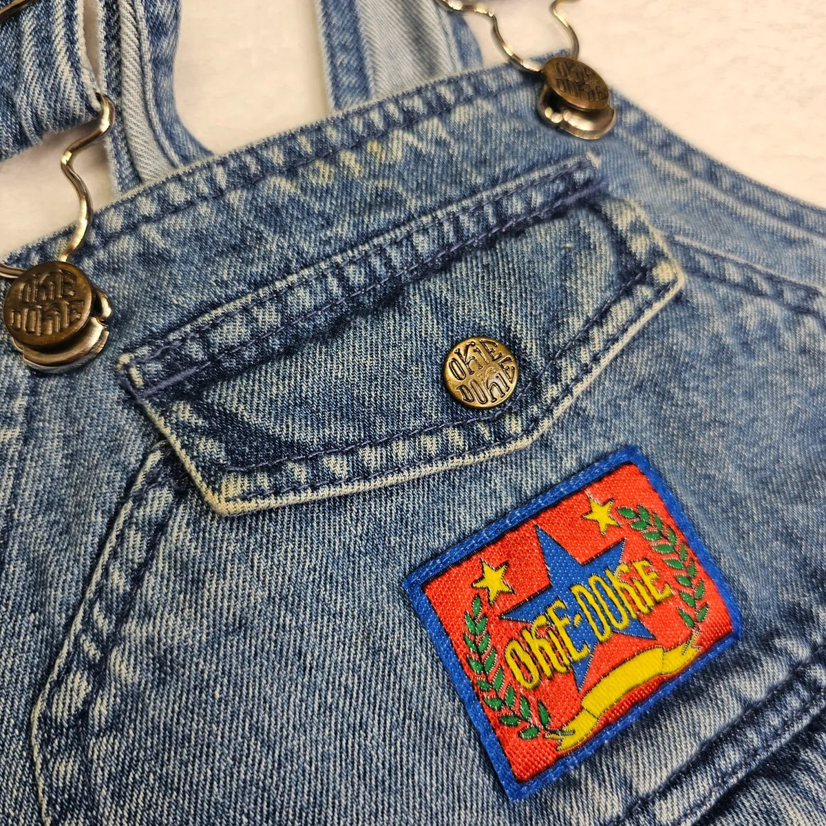 Okie Dokie 3T Vintage Denim Overalls