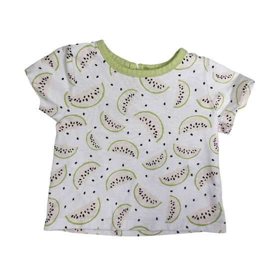 Chick Pea 3-6M Watermelon Tee