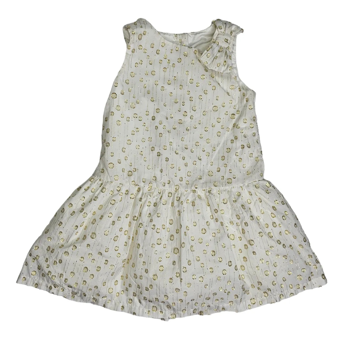 Gymboree 2T Gold Polka Dot Dress