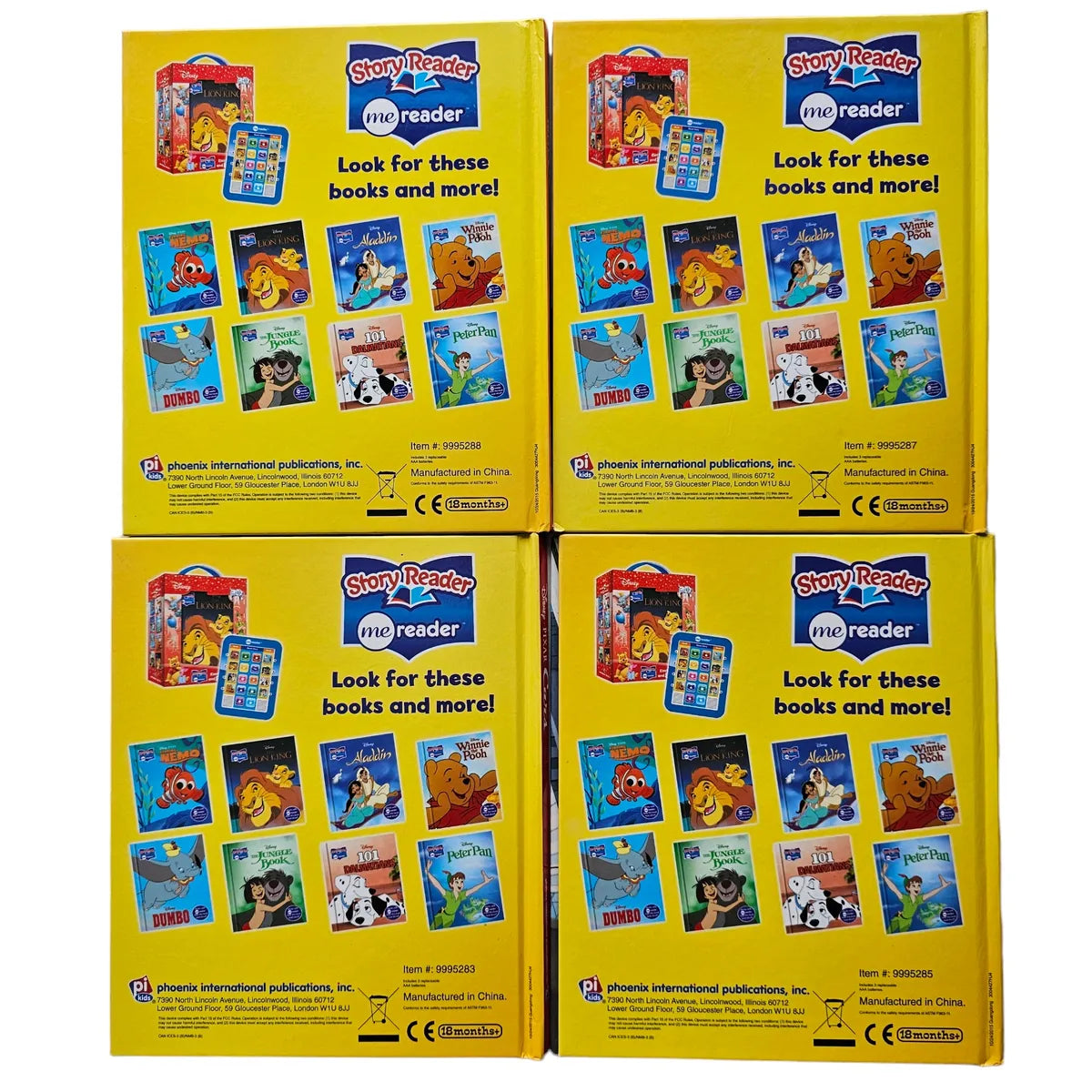 Disney Story Reader MeReader Lot