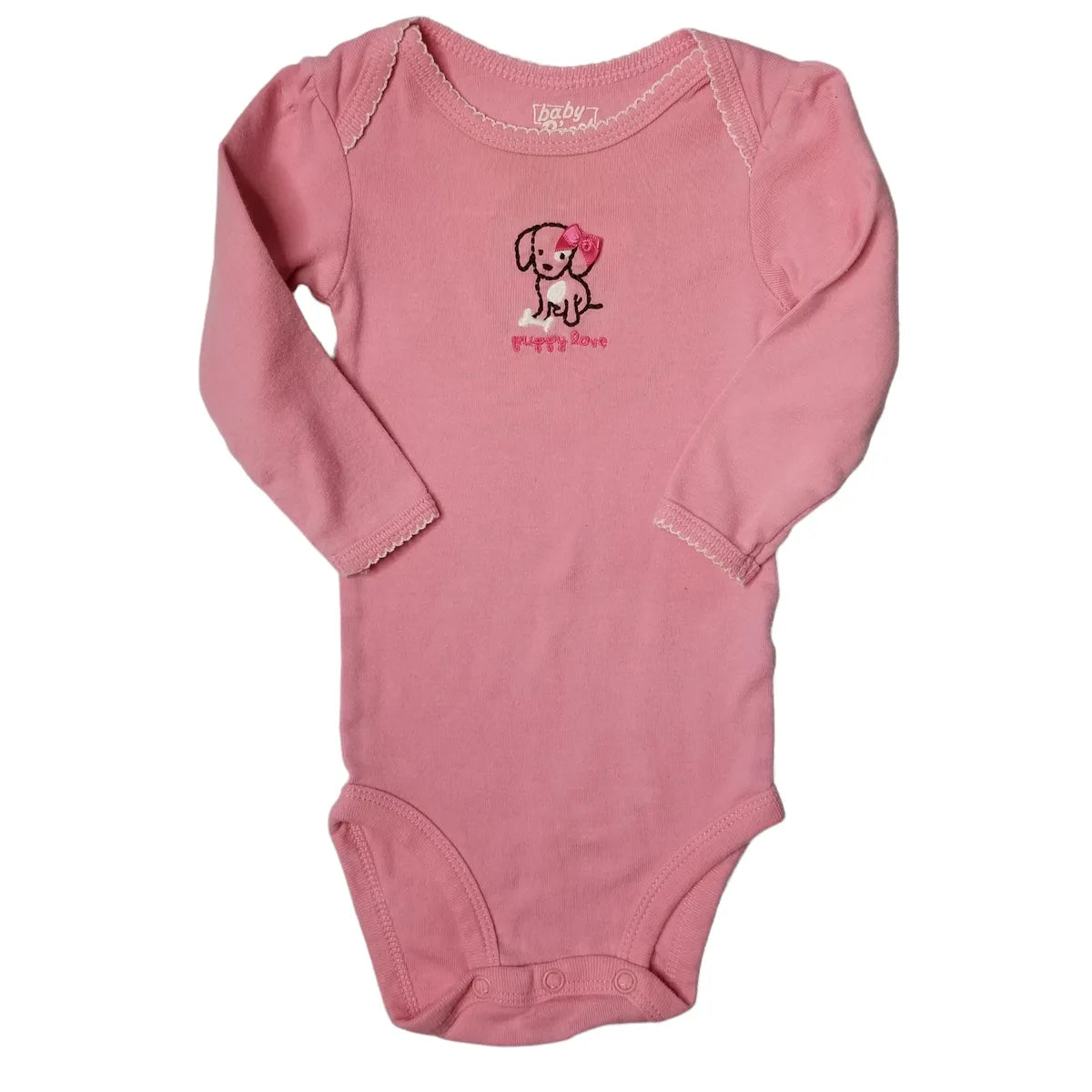 OshKosh 6M Pink Puppy Bodysuit