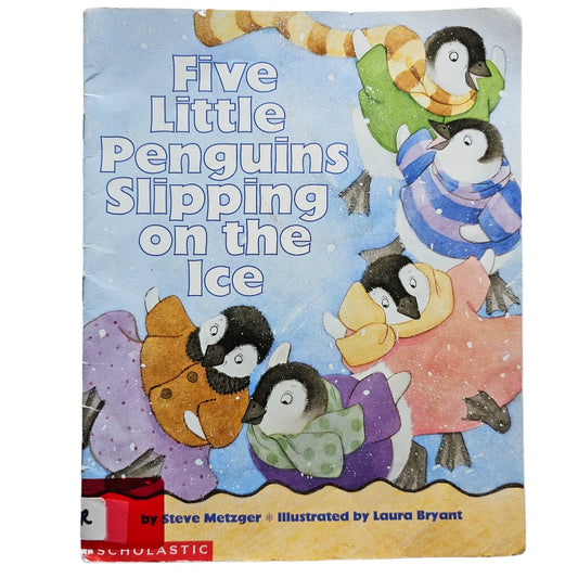 Five Little Penguins Slipping on the Ice