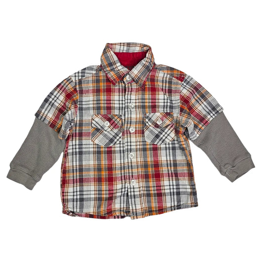 Quad Seven 24M Plaid Button Up Shirt