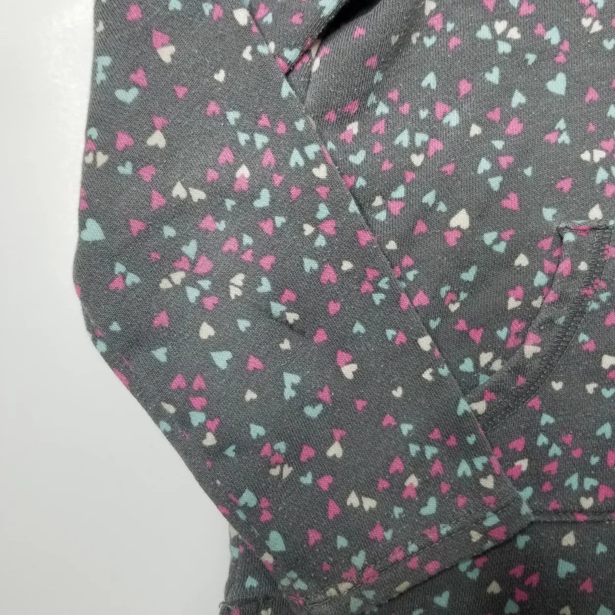 Jumping Beans 5 Heart Print Hoodie