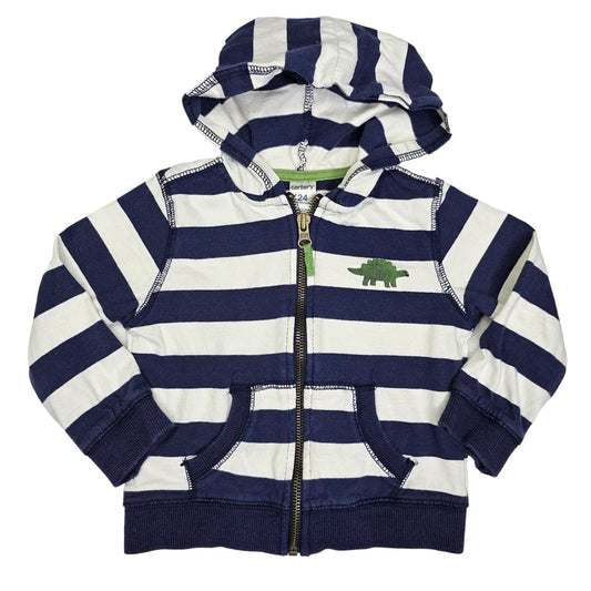 Carters 24M Striped Hooded Jacket