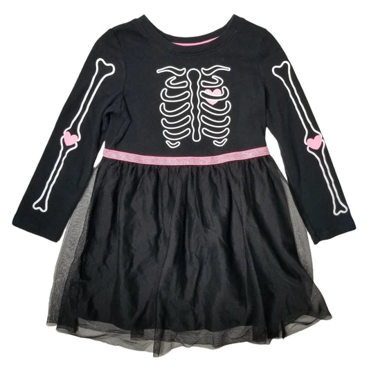 Cat & Jack 4T Skeleton Tutu Dress