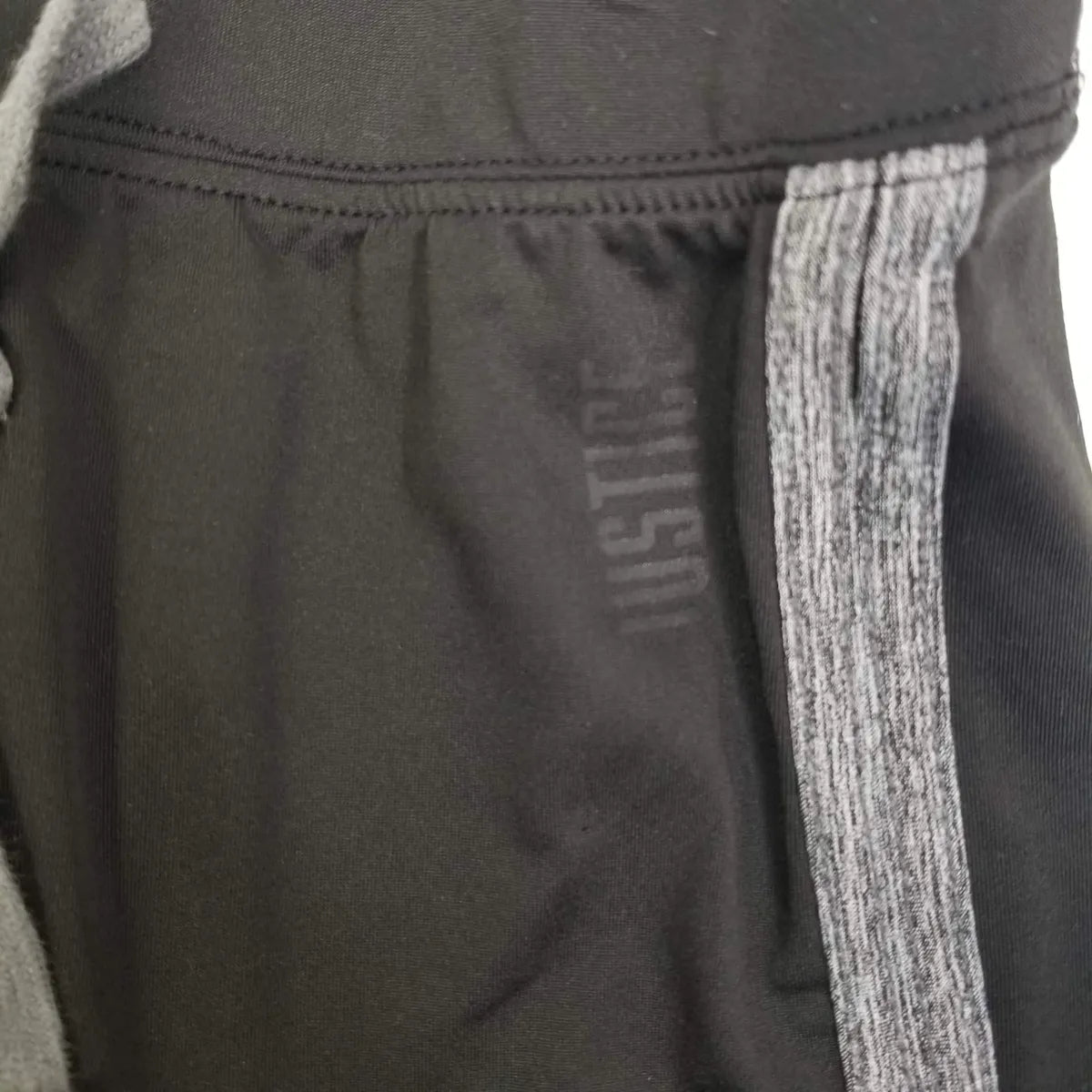 Justice 8 Black Athletic Shorts