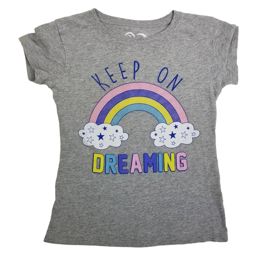 4 Gray Rainbow Graphic Tee