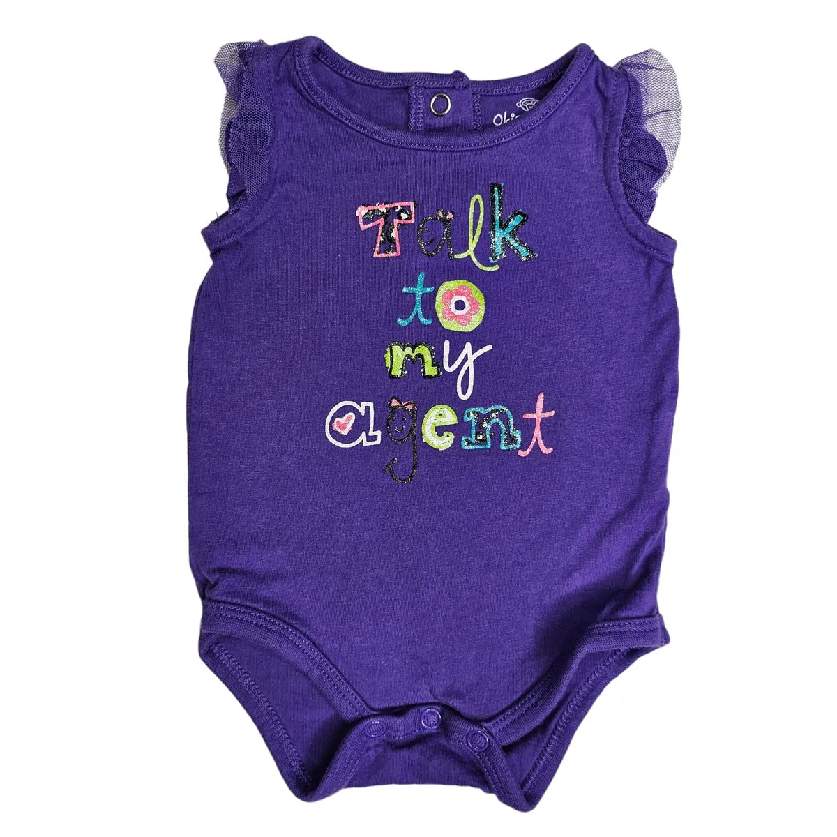 Okie Dokie Newborn Graphic Bodysuit